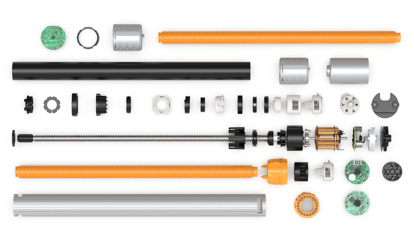 Exploded view of components – High-quality product details